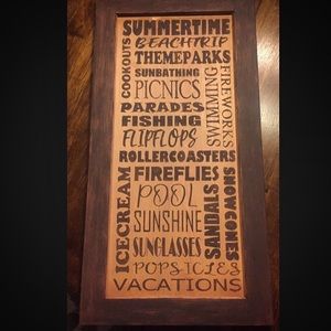 Handmade Wooden Sign